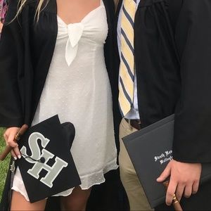 White dress needle and thread